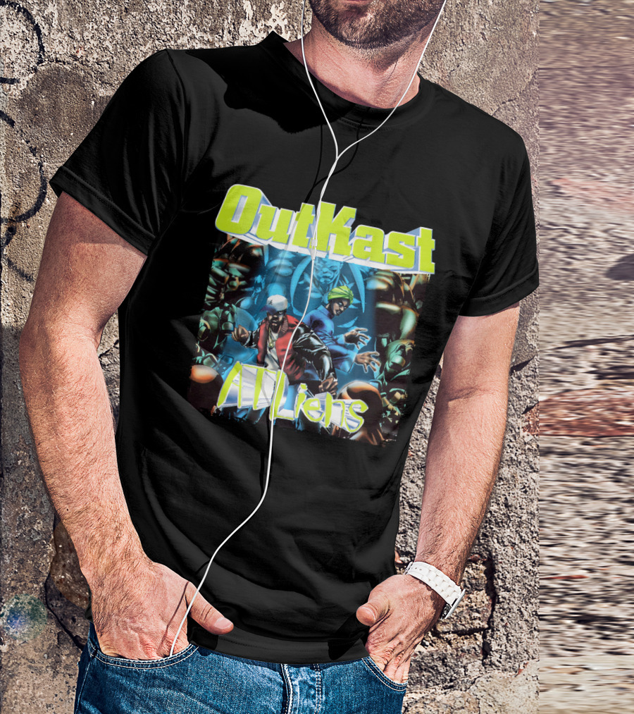 OutKast ATLiens Comic Style Iconic Album Cover T-Shirt