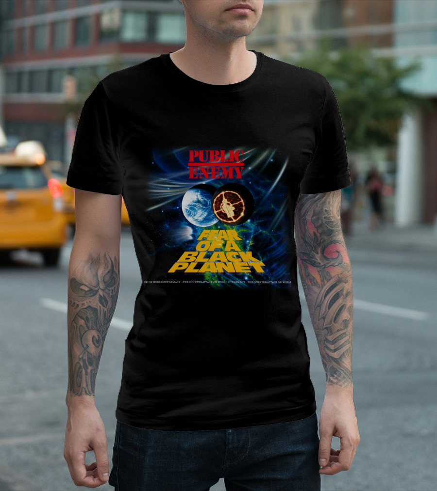 Public Enemy Fear Of A Black Planet World Supremacy Counterattack T-Shirt