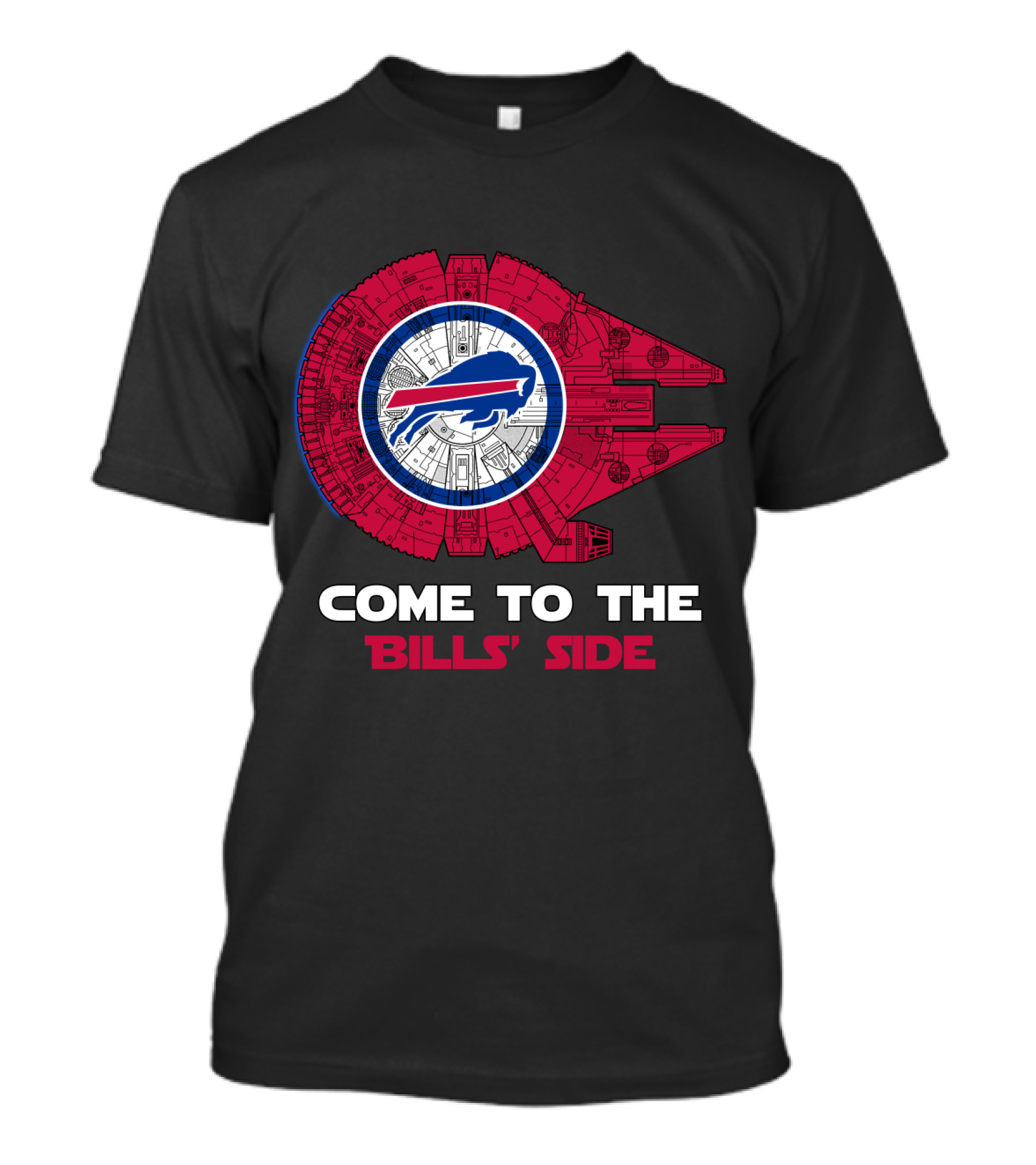Come To The Bills' Side Buffalo Bills Millennium Falcon Nfl T-Shirt