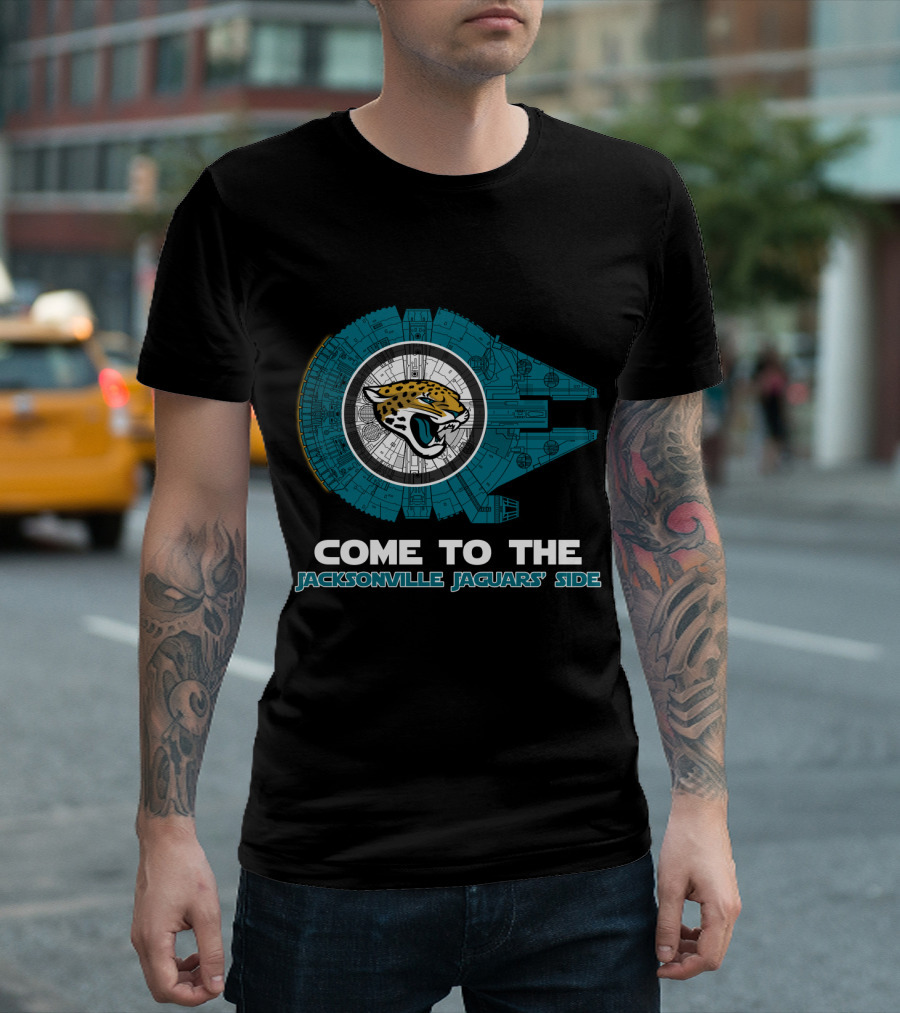 Jacksonville Jaguars Millennium Falcon Come To The Side T-Shirt