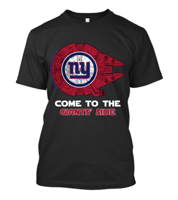 New York Giants Millennium Falcon Nfl Come To The Giants' Side T-Shirt