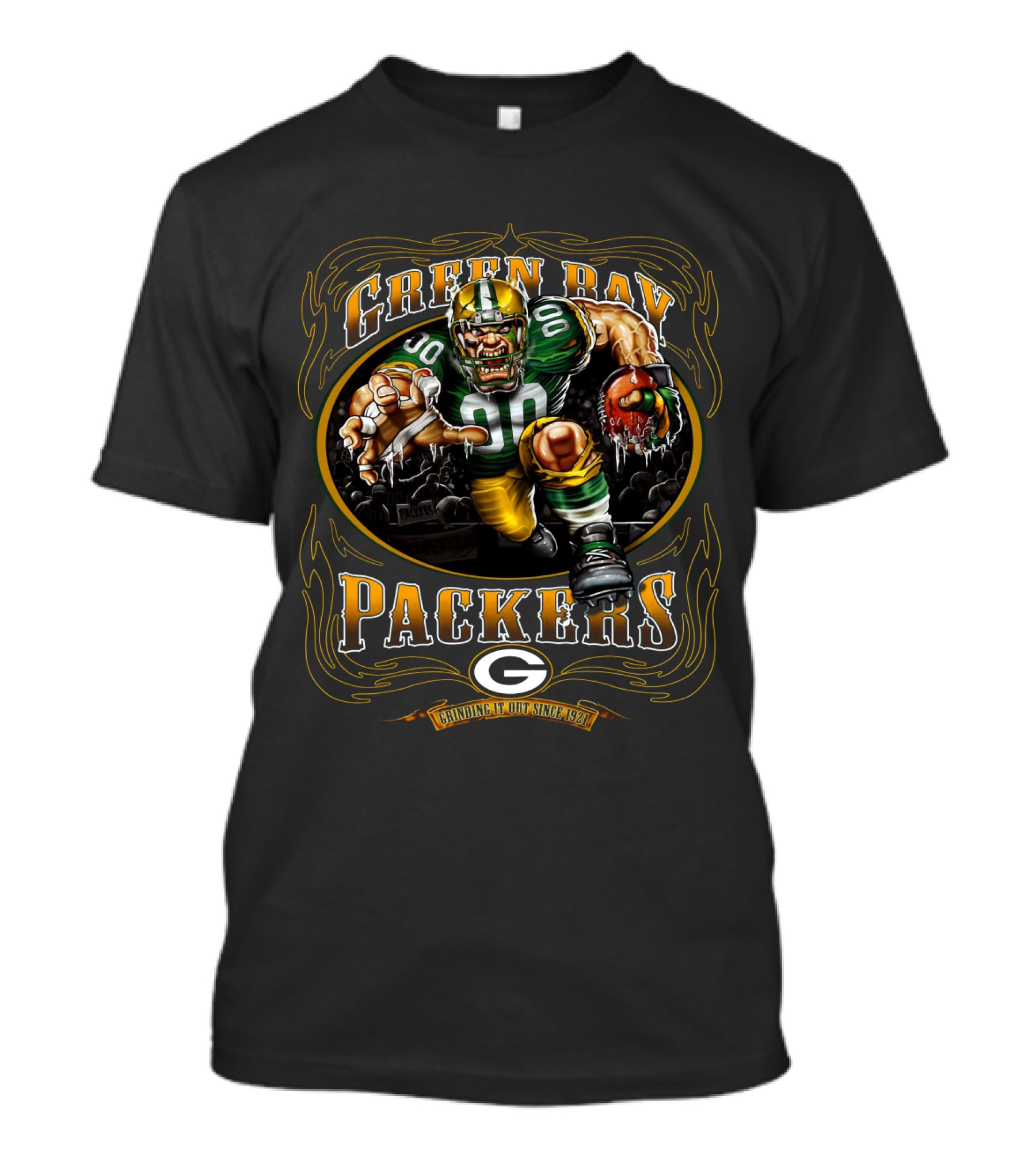 Green Bay Packers Charging On Since 1919 T-Shirt