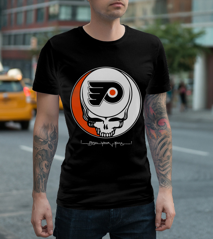 Steal Your Face Grateful Dead Philadelphia Flyers T-Shirt
