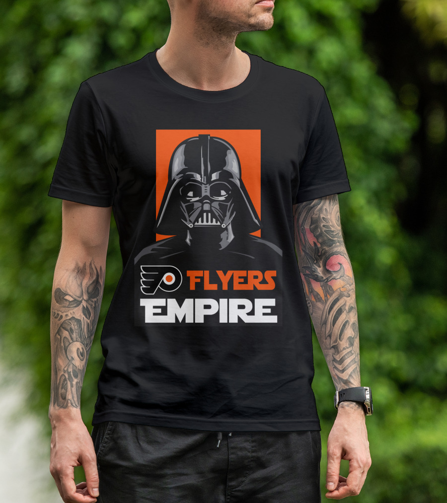 Flyers Empire Darth Vader Philadelphia NHL T-Shirt
