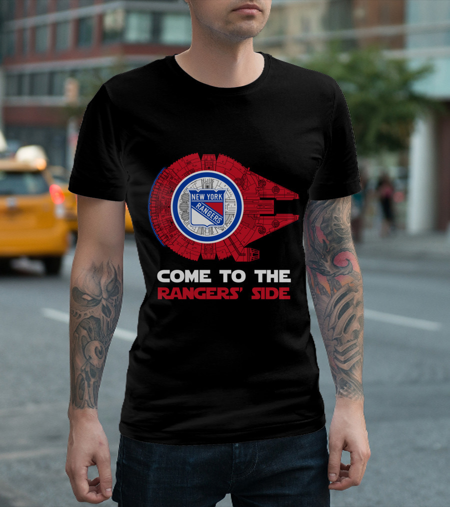 New York Rangers Millennium Falcon Come to the Rangers' Side T-Shirt
