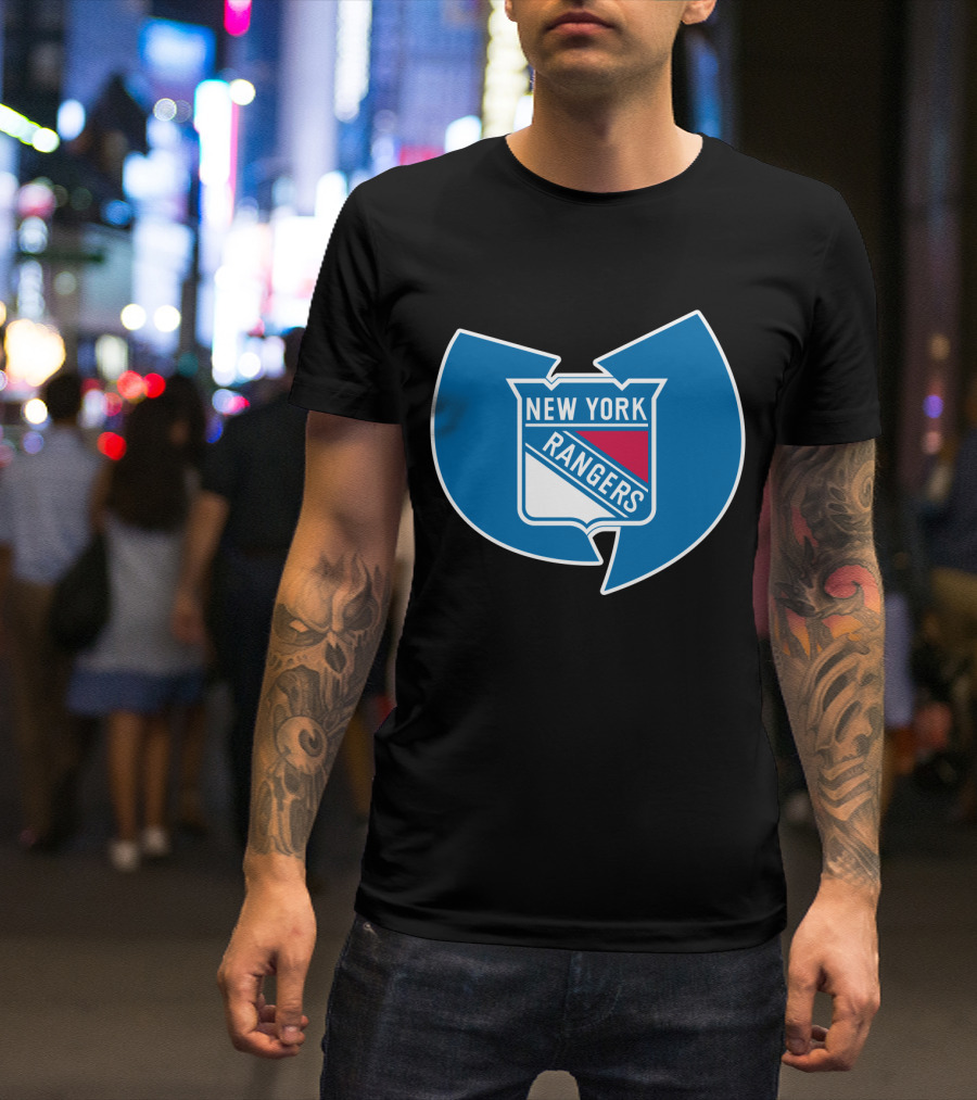 New York Rangers Wu Tang Clan Combination T-Shirt