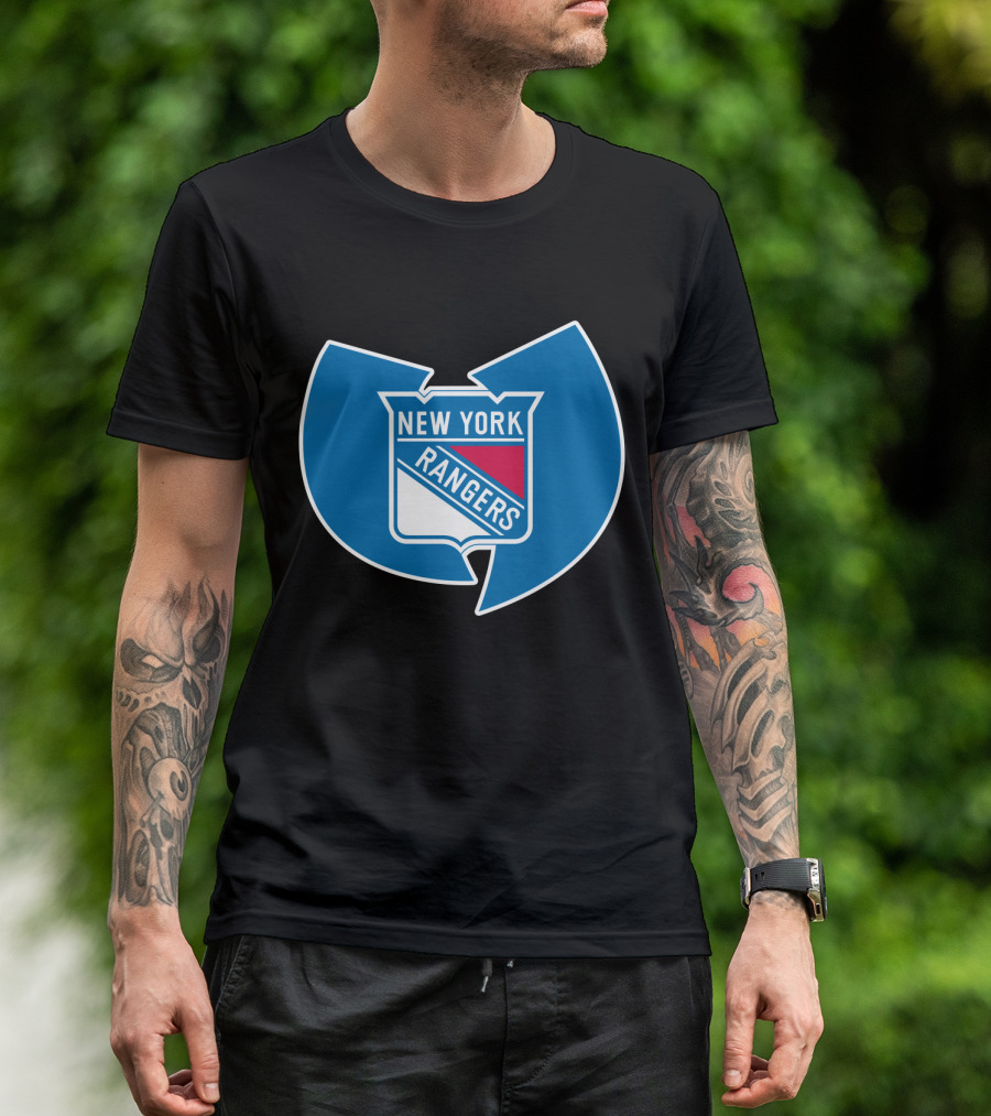 New York Rangers Wu Tang Clan Combination T-Shirt