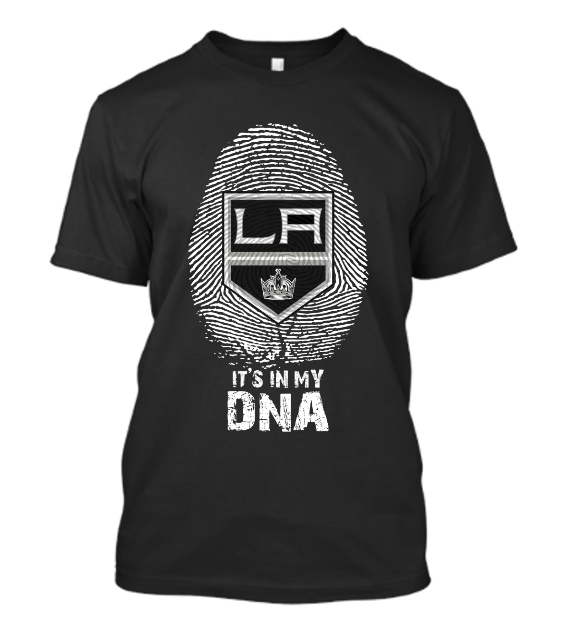 LA Kings It's In My DNA Fingerprint Crown T-Shirt
