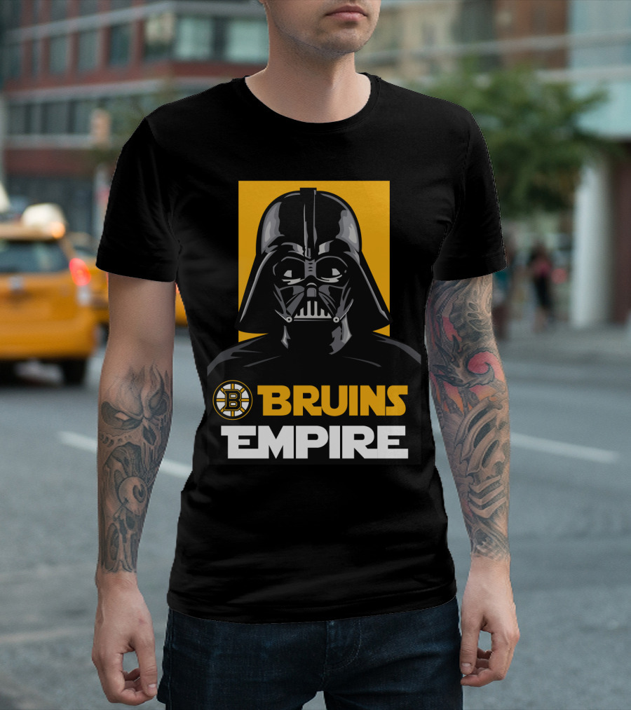 Bruins Empire Boston Bruins Darth Vader NHL T-Shirt