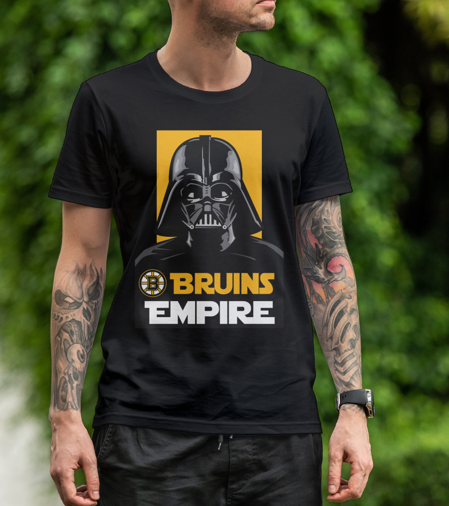 Bruins Empire Boston Bruins Darth Vader NHL T-Shirt