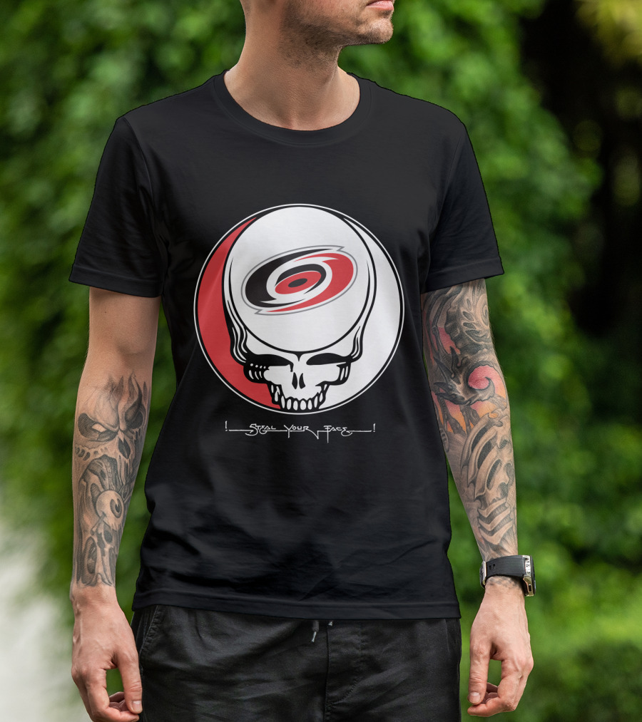 Steal Your Face Grateful Dead Carolina Hurricanes T-Shirt