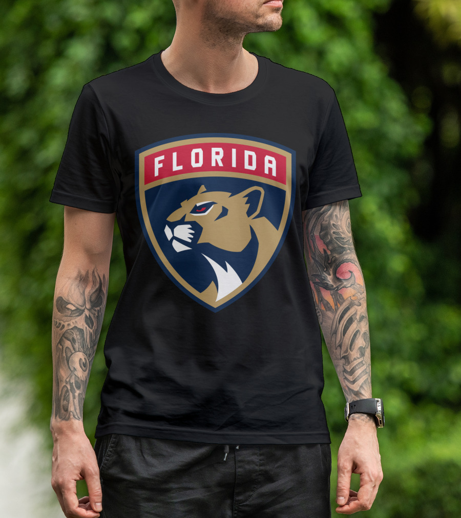 Florida Panthers Logo Bold Head T-Shirt