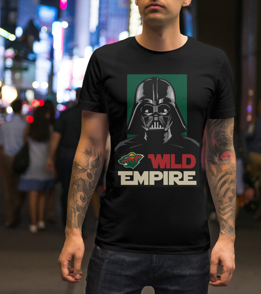 Minnesota Wild Empire Darth Vader NHL T-Shirt