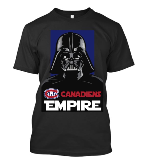 Montreal Canadiens Empire Darth Vader NHL T-Shirt