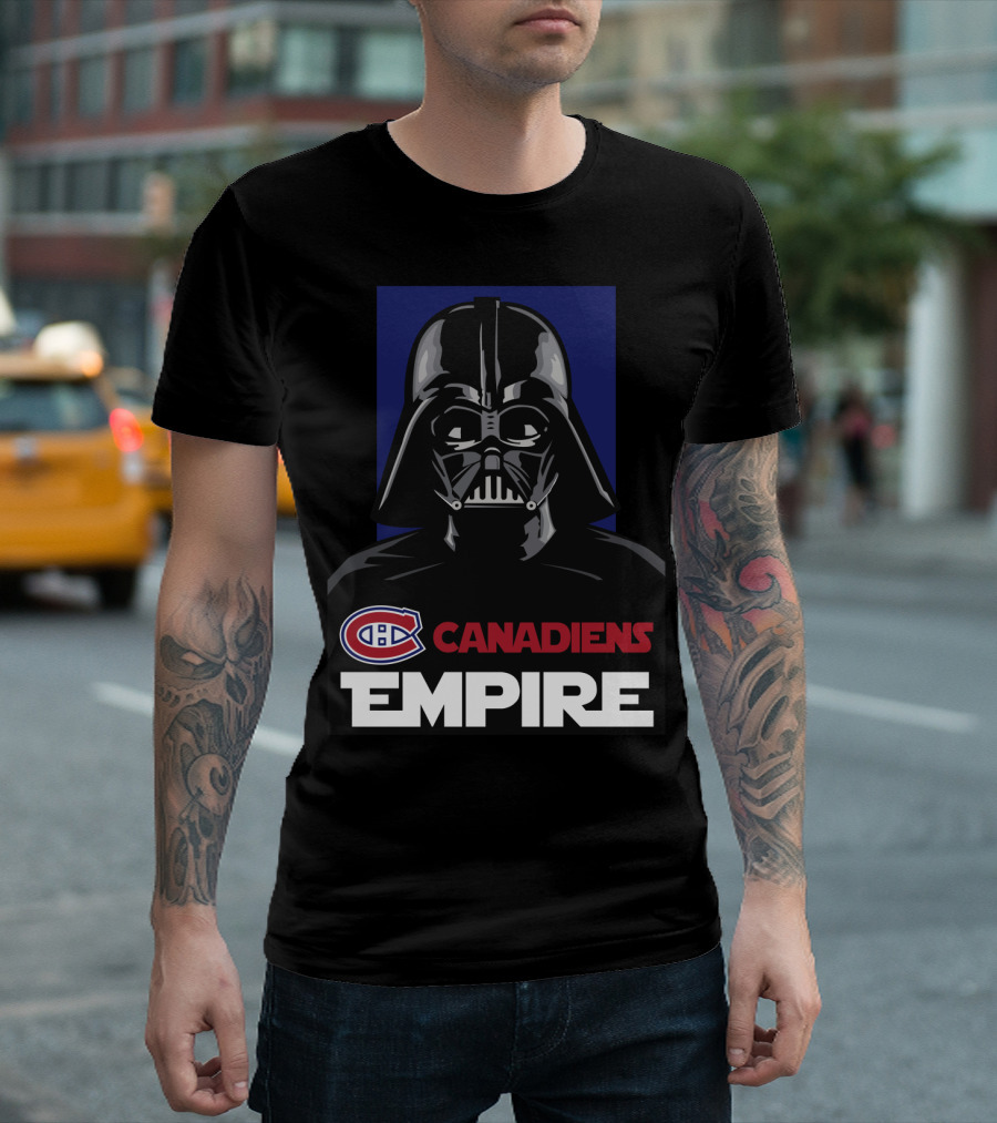 Montreal Canadiens Empire Darth Vader NHL T-Shirt