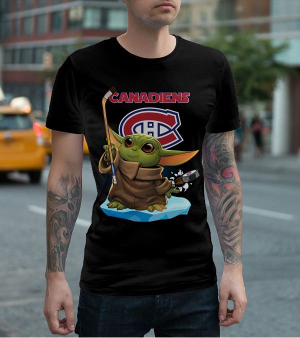Canadiens Baby Alien Hockey Player Cosmic Nhl Montreal Canadiens T-Shirt