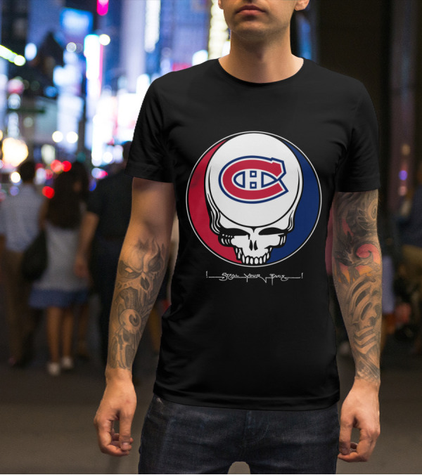GRATEFUL DEAD Montreal Canadiens Steal Your Face T-Shirt