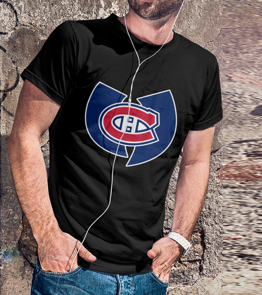 Montreal Canadiens Wu-Tang Clan Emblem Mashup T-Shirt