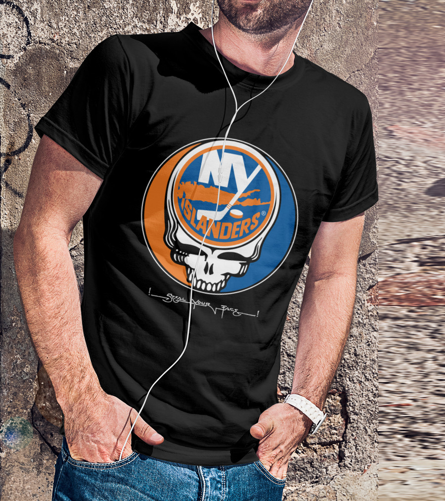 Grateful Dead NY Islanders Steal Your Face T-Shirt