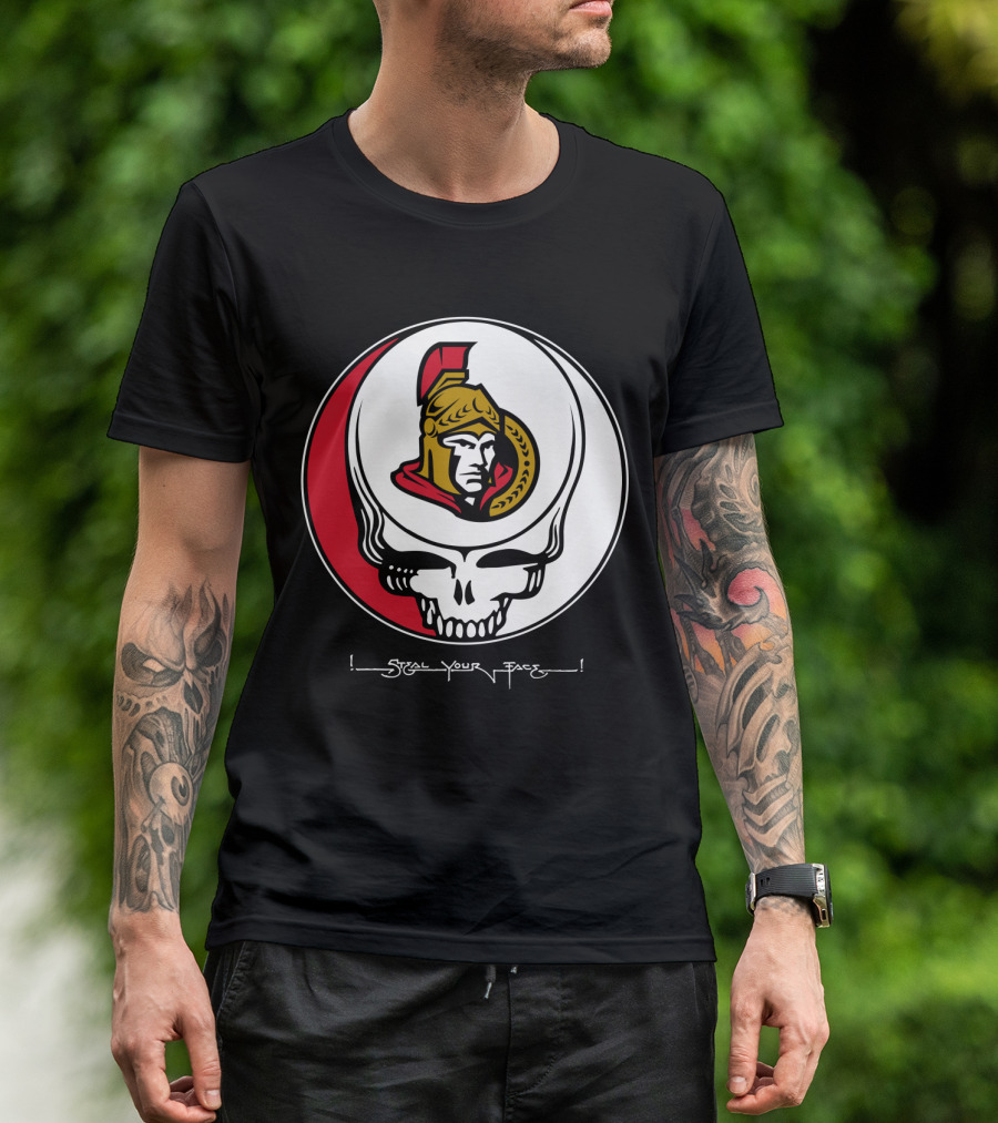 Steal Your Face Grateful Dead Ottawa Senators T-Shirt