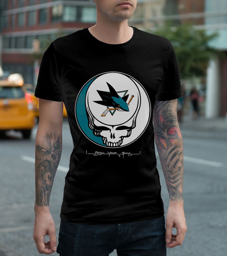 Grateful Dead Steal Your Face San Jose Sharks T-Shirt