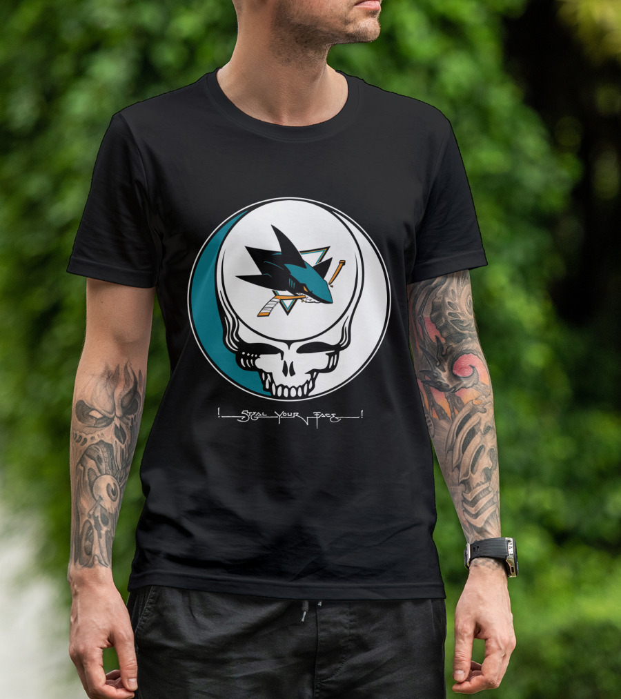 Grateful Dead Steal Your Face San Jose Sharks T-Shirt