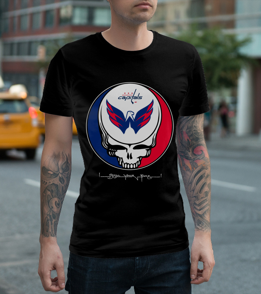 Grateful Dead Washington Capitals Steal Your Face T-Shirt