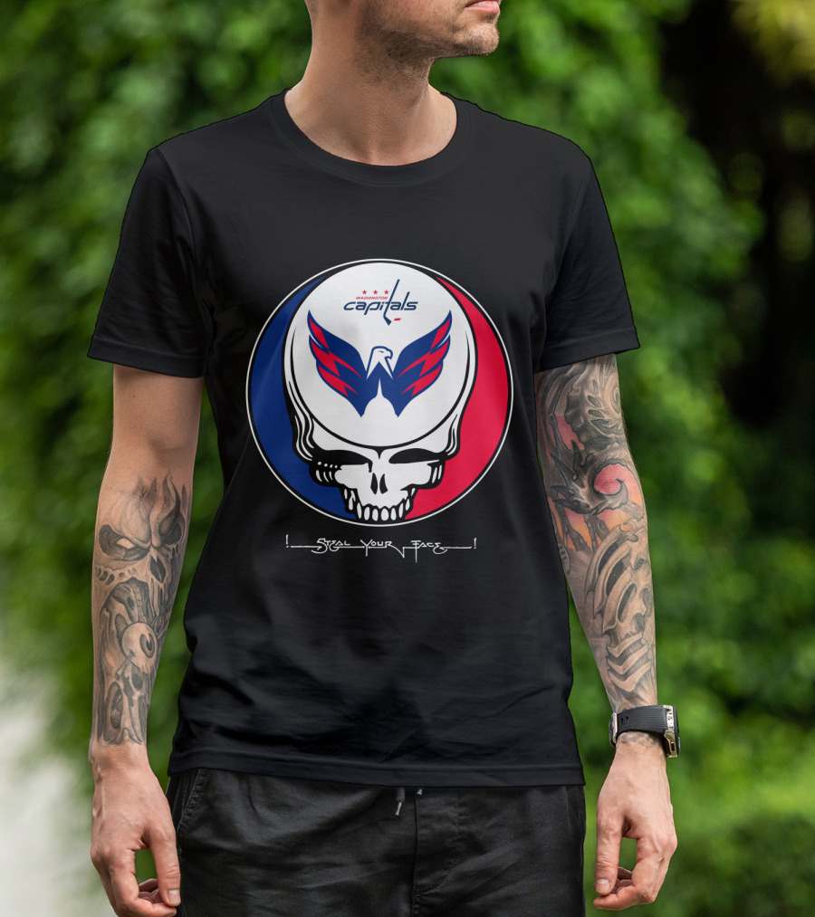 Grateful Dead Washington Capitals Steal Your Face T-Shirt