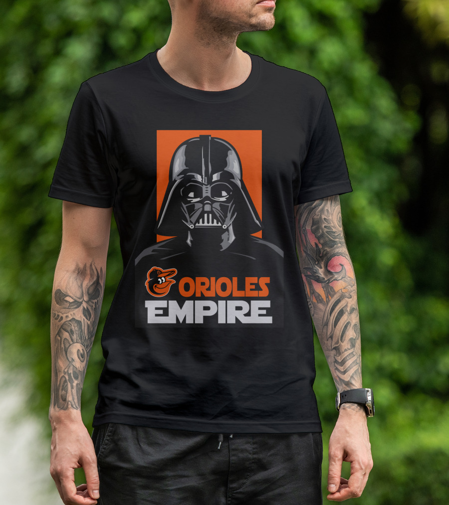 Baltimore Orioles Empire Darth Vader Orioles Empire T-Shirt