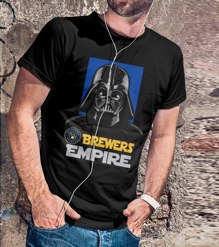 Milwaukee Brewers Darth Vader Empire T-Shirt