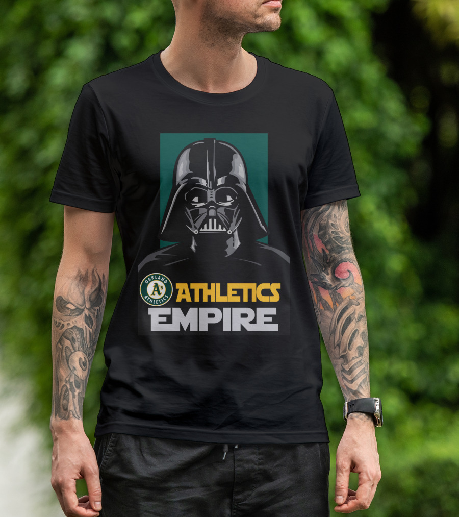 Oakland Athletics A's Athletics Empire Darth Vader T-Shirt