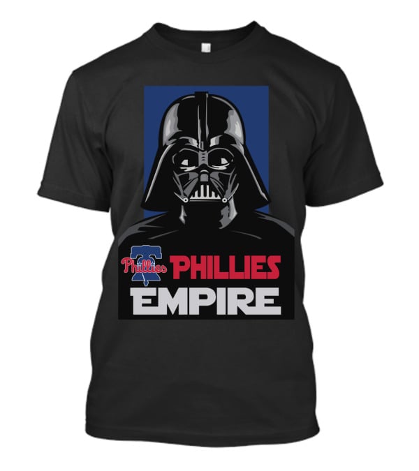Phillies Empire Darth Vader Philadelphia Phillies T-Shirt