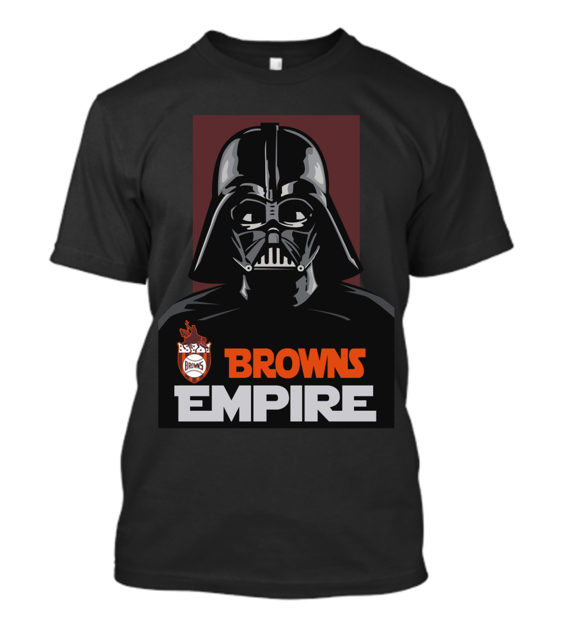 Browns Empire Darth Vader St. Louis Browns T-Shirt