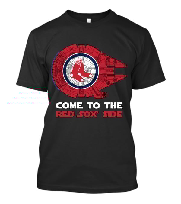 Come To The Boston Red Sox' Side Millennium Falcon T-Shirt
