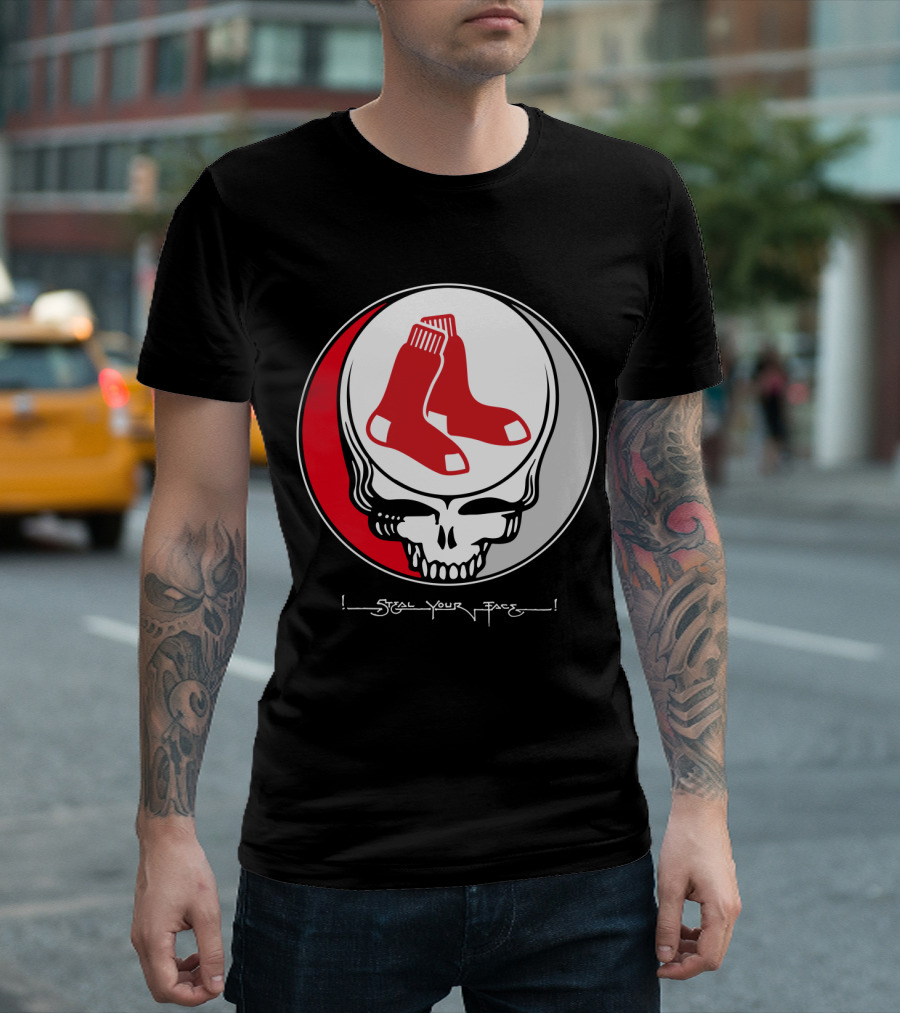 Grateful Dead Steal Your Face Boston Red Sox T-Shirt