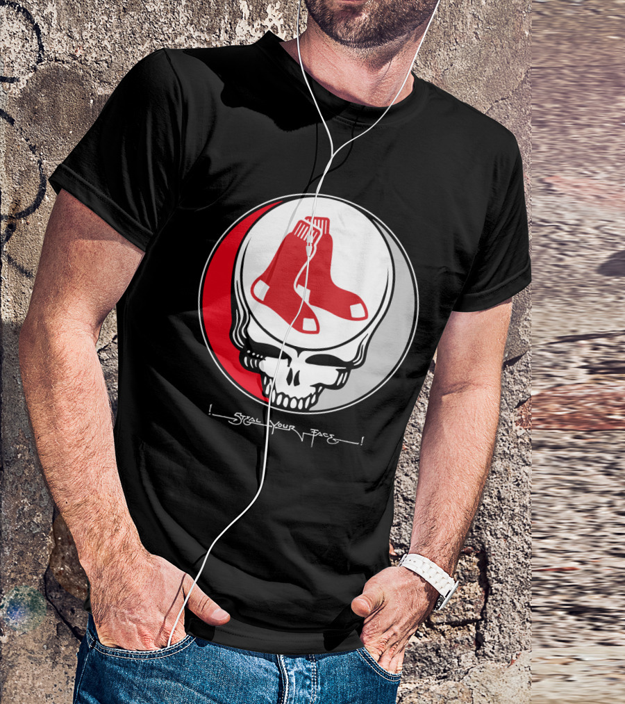 Grateful Dead Steal Your Face Boston Red Sox T-Shirt