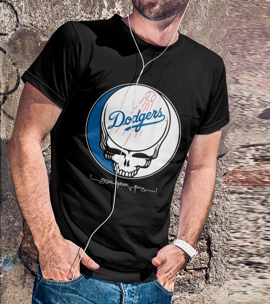 Grateful Dead Steal Your Face Dodgers T-Shirt