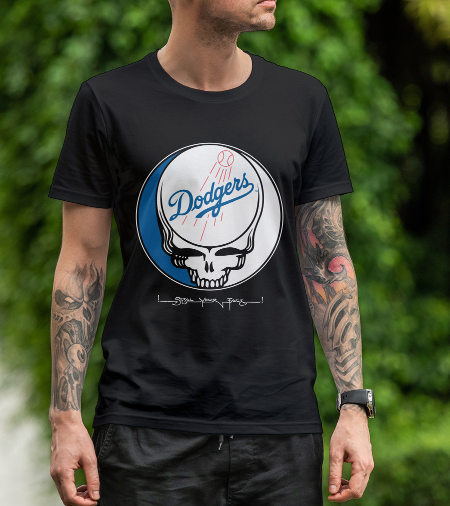 Grateful Dead Steal Your Face Dodgers T-Shirt