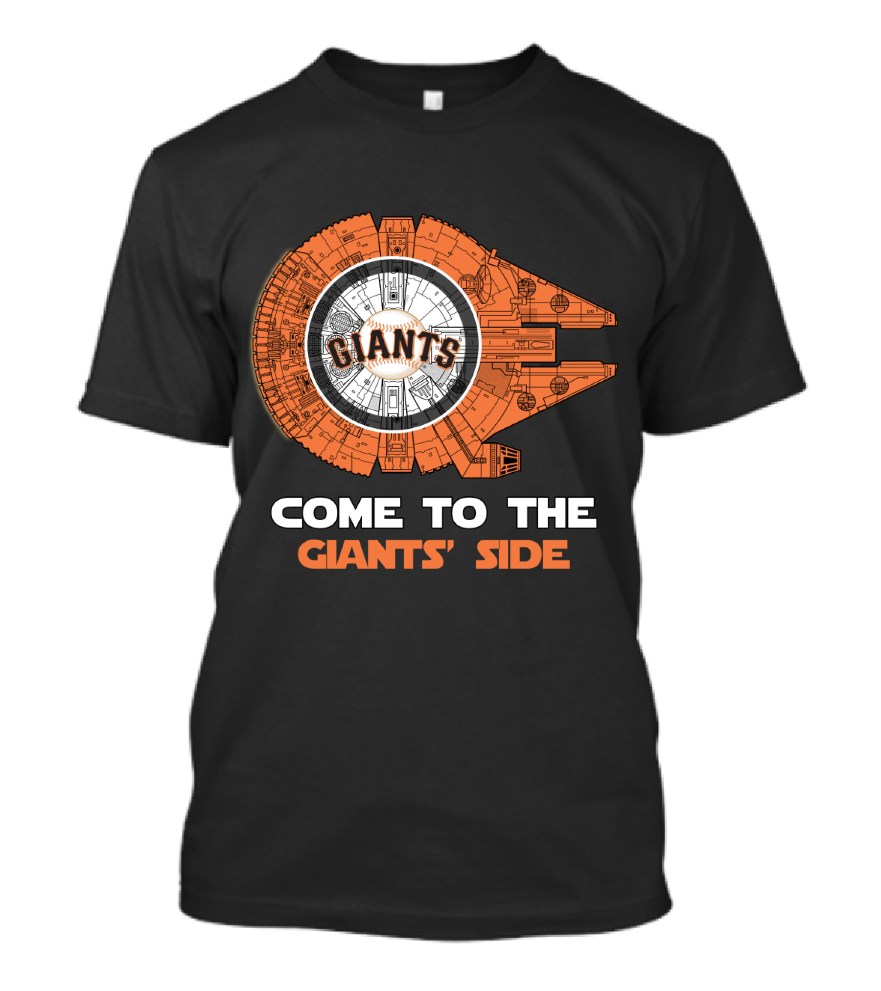 San Francisco Giants Millennium Falcon Come To The Giants' Side T-Shirt