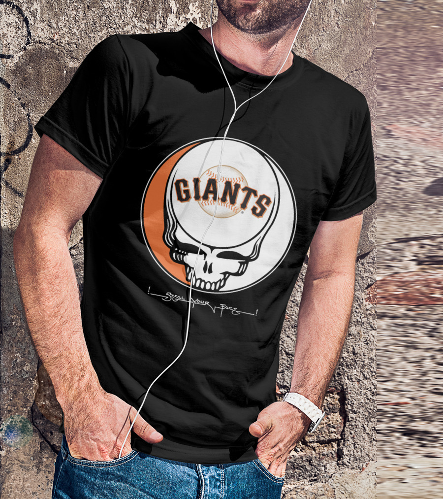 GRATEFUL DEAD San Francisco Giants Steal Your Face T-Shirt