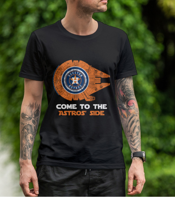 Houston Astros Millennium Falcon Come To The Astros' Side T-Shirt