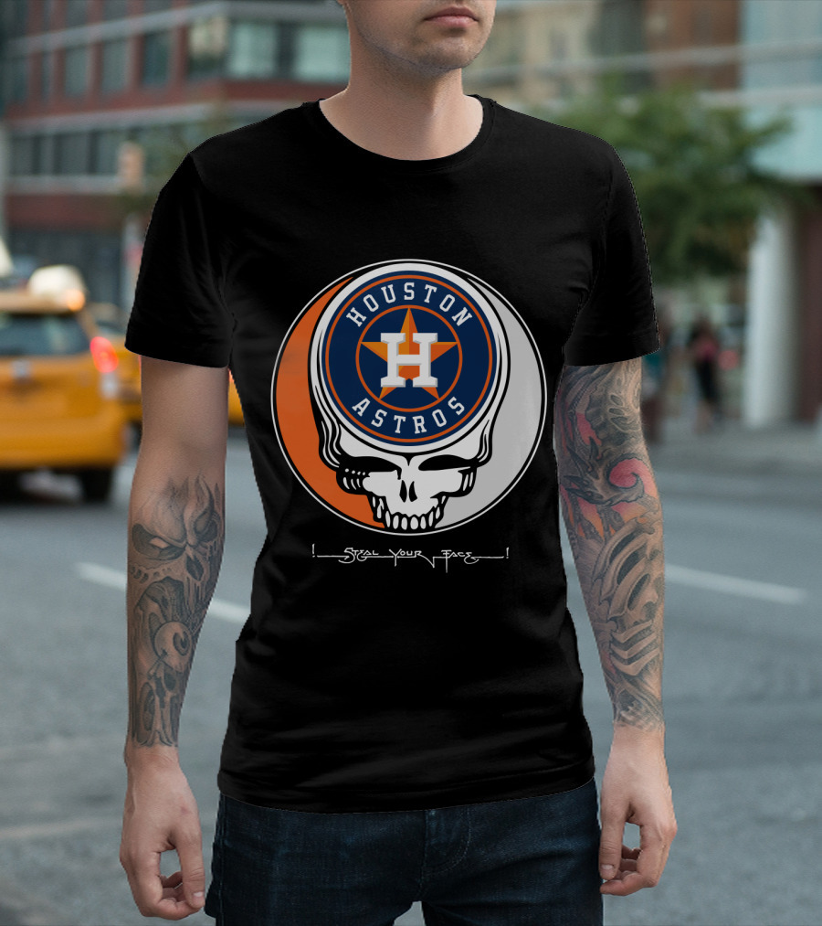 Houston Astros Grateful Dead Steal Your Face T-Shirt