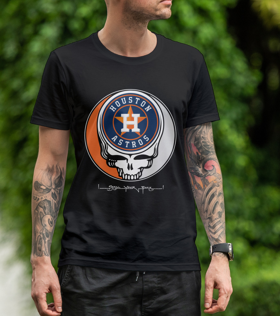 Houston Astros Grateful Dead Steal Your Face T-Shirt