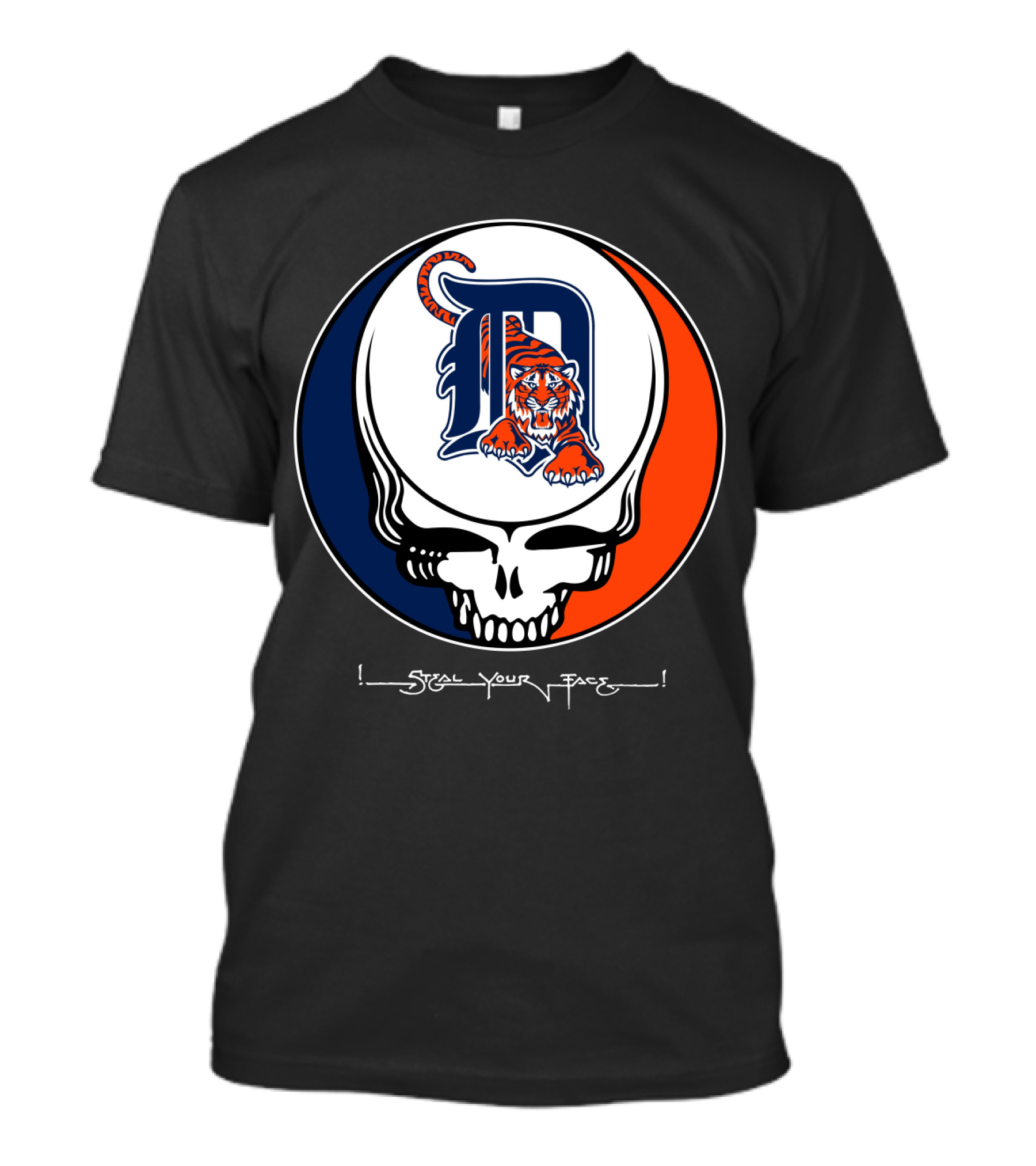 Grateful Dead Steal Your Face Detroit Tigers T-Shirt