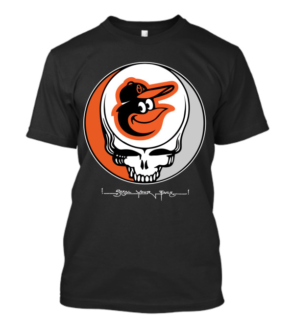Grateful Dead Steal Your Face Baltimore Orioles T-Shirt