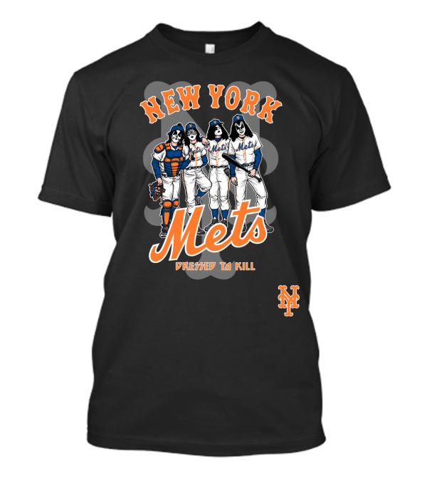 New York Mets Dressed To Kill KISS Collaboration T-Shirt