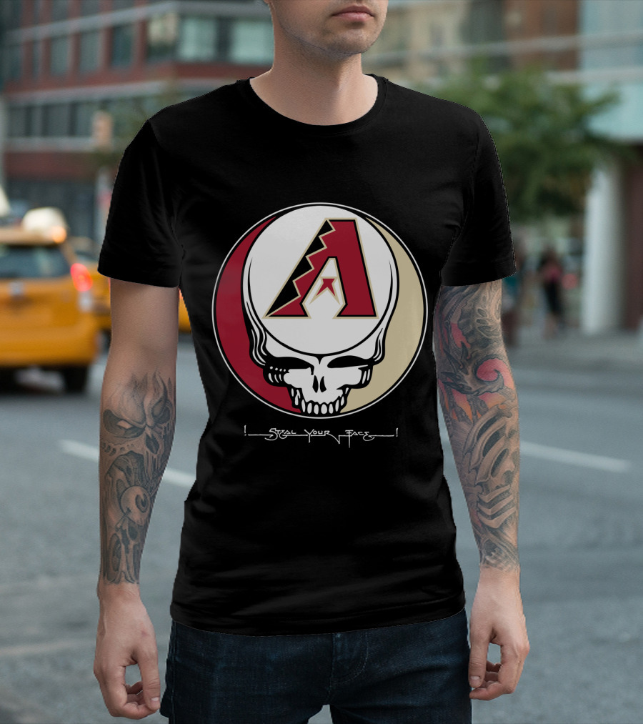 GRATEFUL DEAD Steal Your Face Arizona Diamondbacks T-Shirt