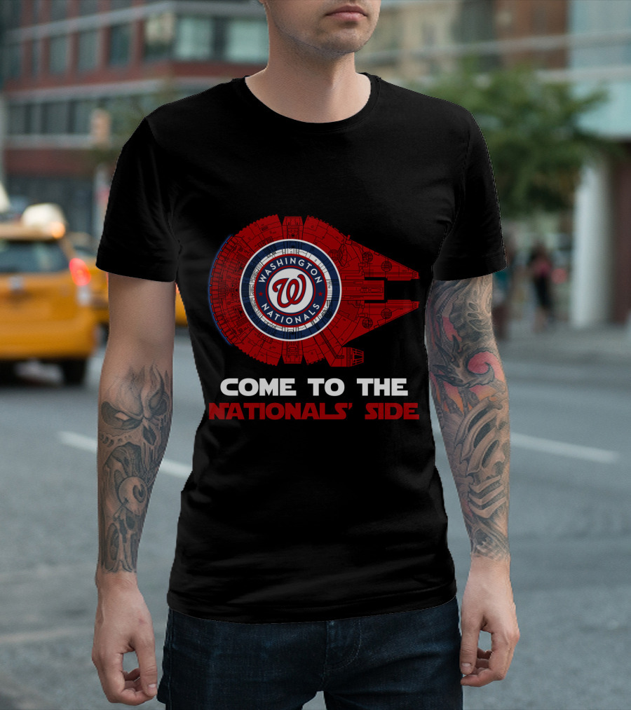 Washington Nationals Come To The Nationals' Side Millennium Falcon T-Shirt