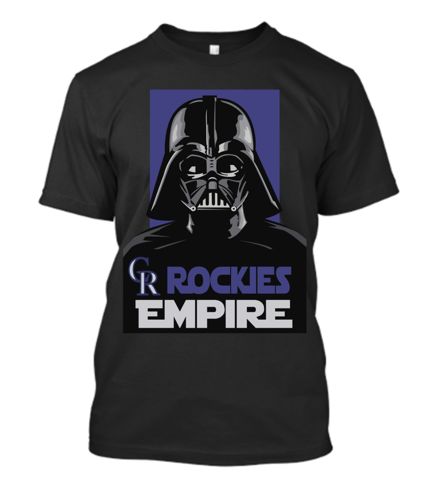 Colorado Rockies CR Darth Vader Empire T-Shirt