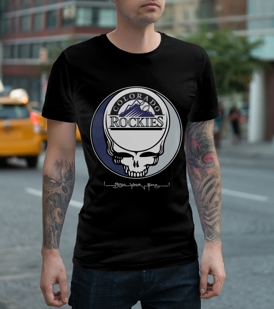 GRATEFUL DEAD Colorado Rockies Steal Your Face T-Shirt